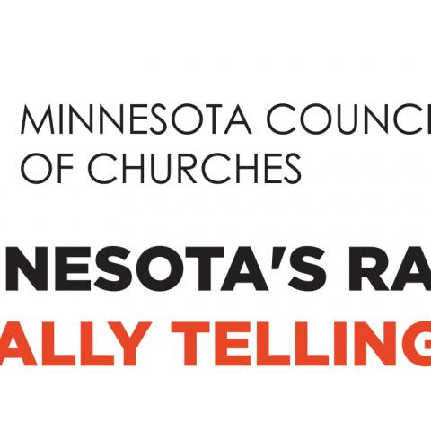 A Black fist adorned with feathers in the shape of Minnesota